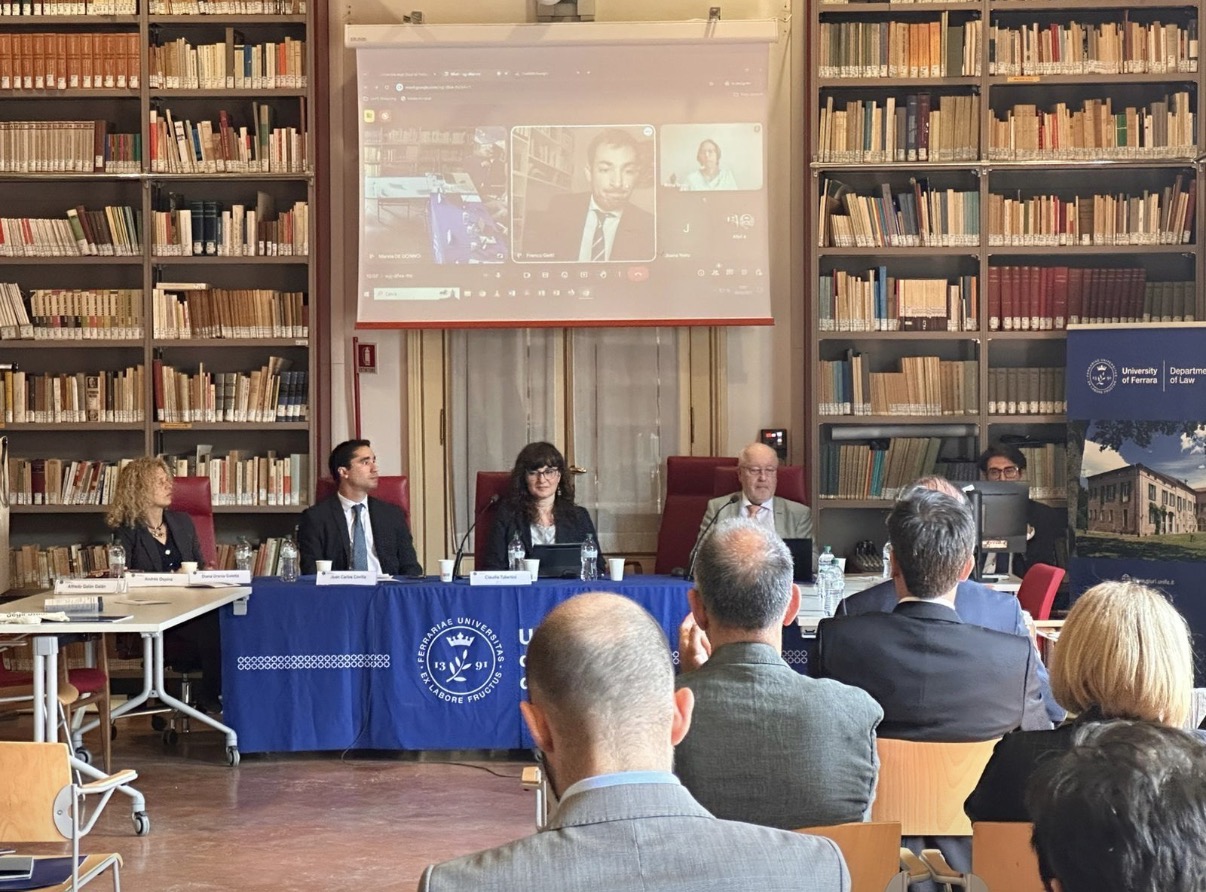 Ponencia en la Universidad de Ferrara