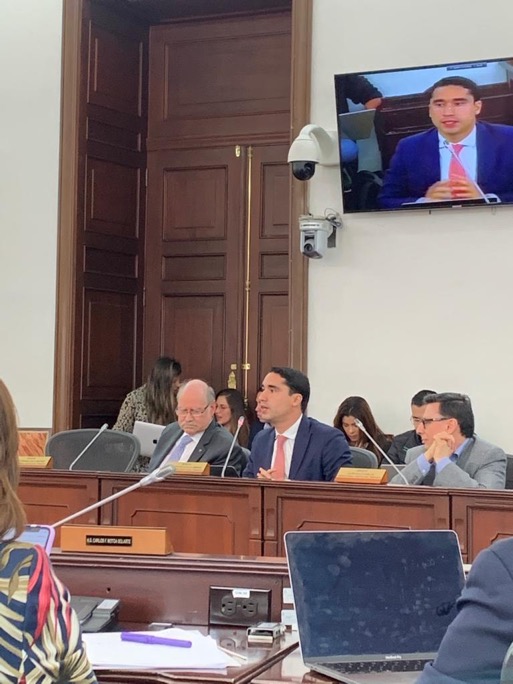 Intervención en el Congreso de la República de Colombia